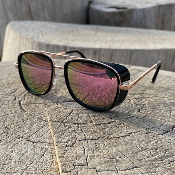 Unisex Mirror Sunglasses - Picture 2 of 3